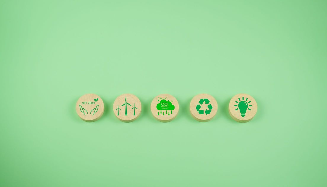 地球の日とカーボンニュートラルのコンセプト